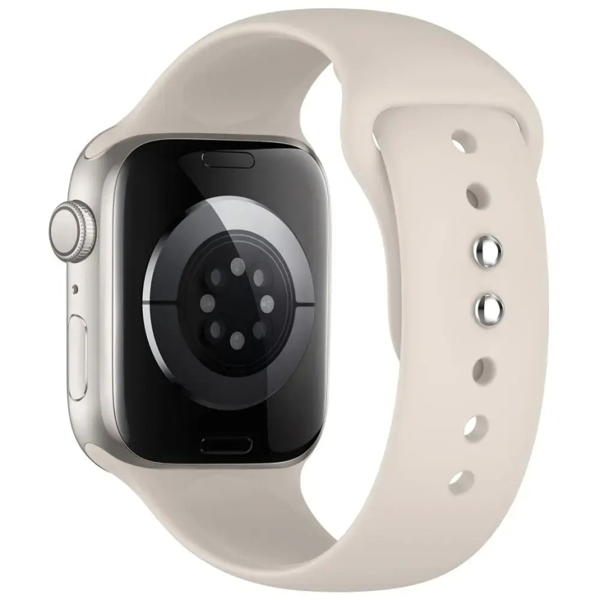 TECH-PROTECT SILIKOON APPLE WATCH 8 / 9 / 10 / 11 / 12 / SE / ULTRA (44 / 45 / 46 / 49 MM) STARLIGHT – 2