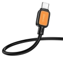 Hoco X108 datu pārraides un uzlādes vads | USB-A uz USB-C | 15W | 1m | melns Hoco X108 datu pārraides un uzlādes vads | USB-A uz USB-C | 15W | 1m | melns