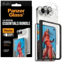 Bundle PanzerGlass® Essentials 2-in-1 Glass+Lens iPhone Duo jaoks