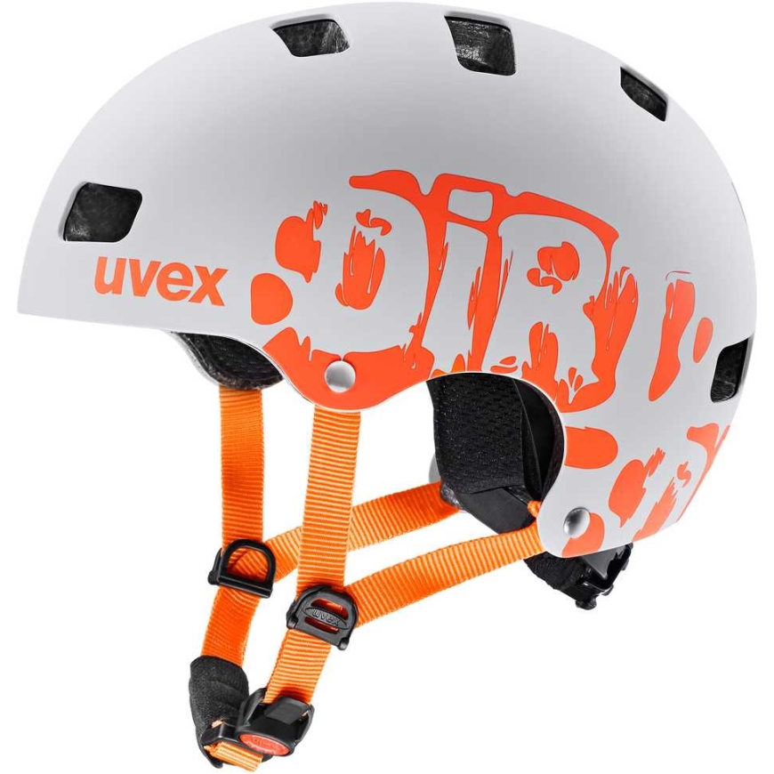 Šalmas Uvex Kid 3 dirtbike light pilka-oranžinis-51-55CM – 4