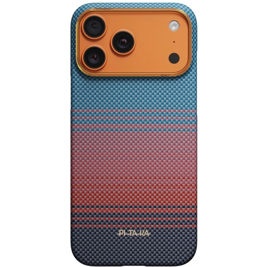 PITAKA Edge dėklas California Dream 03 iPhone 17 Pro Max saulėlydis – 3