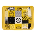 Food storage container deco-click-box mini 0.5L Carla "Minions Mosaic" 17x13x3.5cm yellow Food storage container deco-click-box mini 0.5L Carla "Minions Mosaic" 17x13x3.5cm yellow
