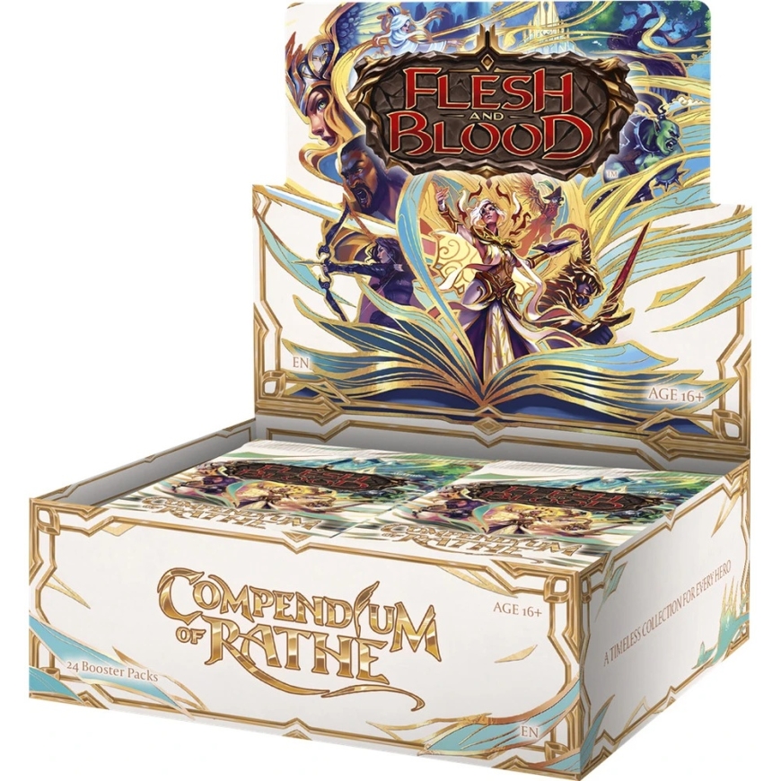 Legend Story Studios Flesh & Blood TCG - Compendium of Rathe Booster Ekranas (24 pakki)