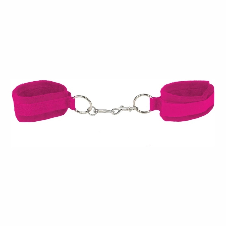 Ouch By Shots Velcro Cuffs Pink – 3