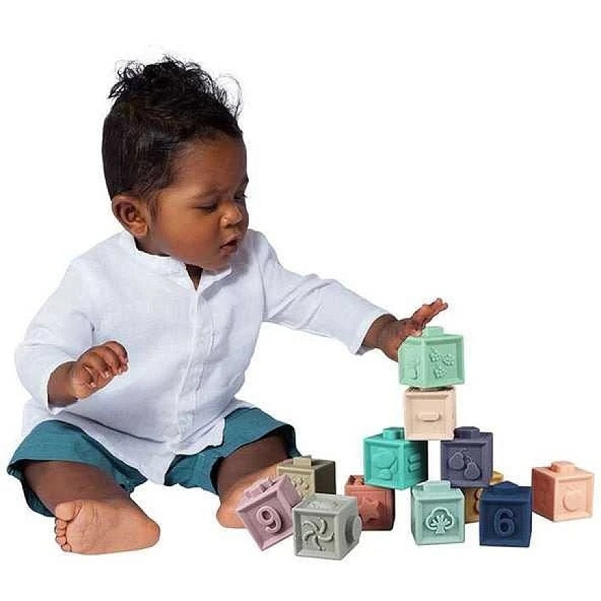 Babytolove Minkšti lavinamųjų kaladėlių rinkiniai 12 vnt. – 4