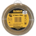 Ruohotrimmerin siima, 2,7 mm halkaisija, pituus 55 m, DEWALT [DT20905-QZ]