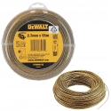 Zāles pļāvēja vads, 2,7 mm diametrs, garums 55 m, DEWALT [DT20905-QZ]