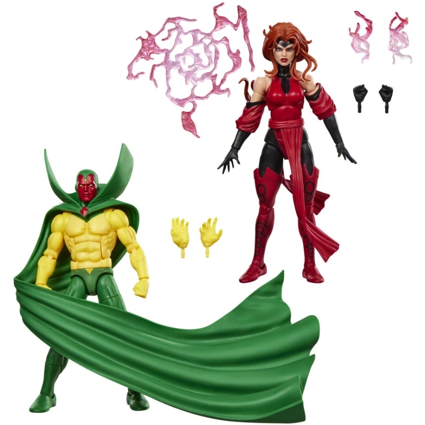 Hasbro Marvel Legends Series Avengers Earts Mightiest Heroes Vision and Scarlet Witch pack 2 figures 15cm – 2