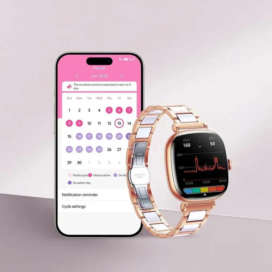 Joyroom Starlight JR-FS1 Smartwatch with Call Receiving Capability - Gold – 5