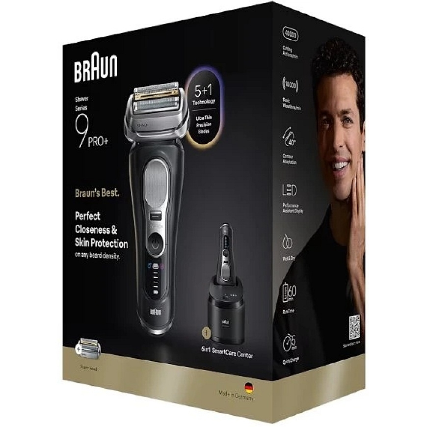 Braun Series 9 9660cc Shaver + Shaving Head (490429) – 2