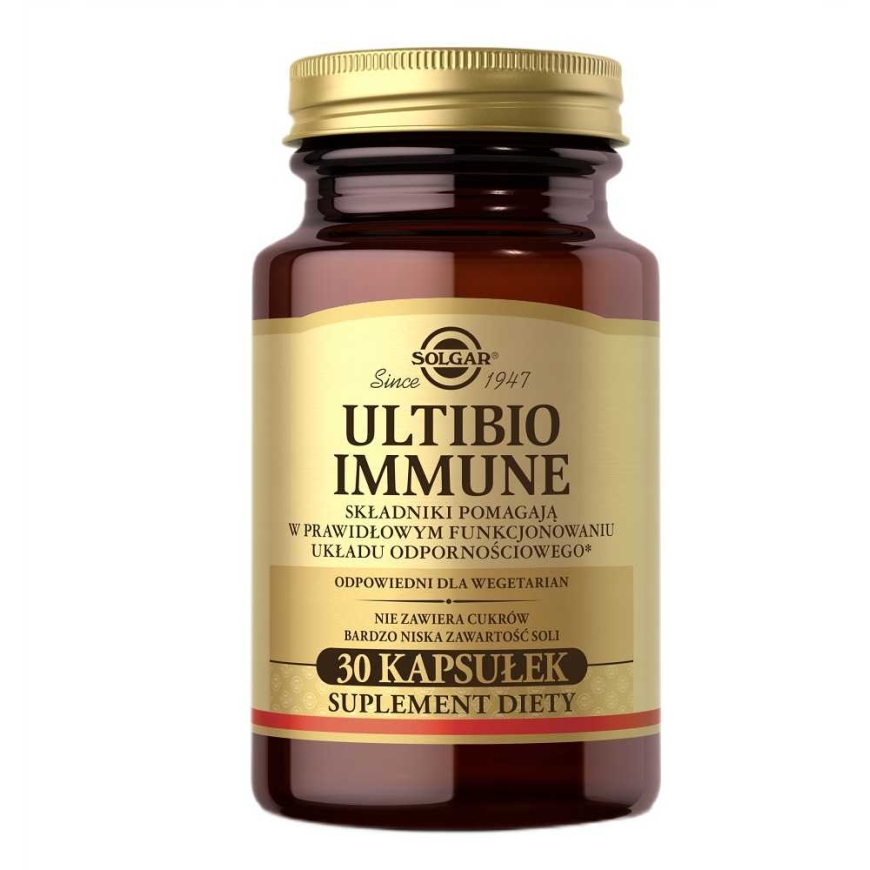 Solgar Ultibio Immune dietary supplement 30 capsules