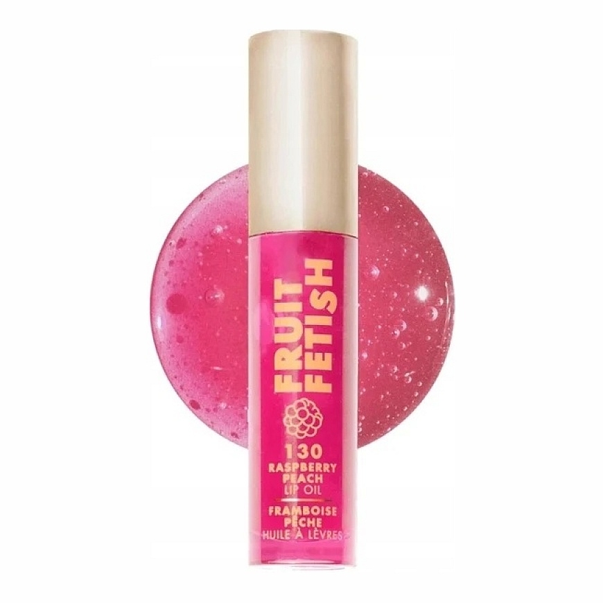 Milani Fruit Fetish Lūpų eļļa mitrinoša lūpām, 130 Aveņu un Persiku, 0,135 ml – 2