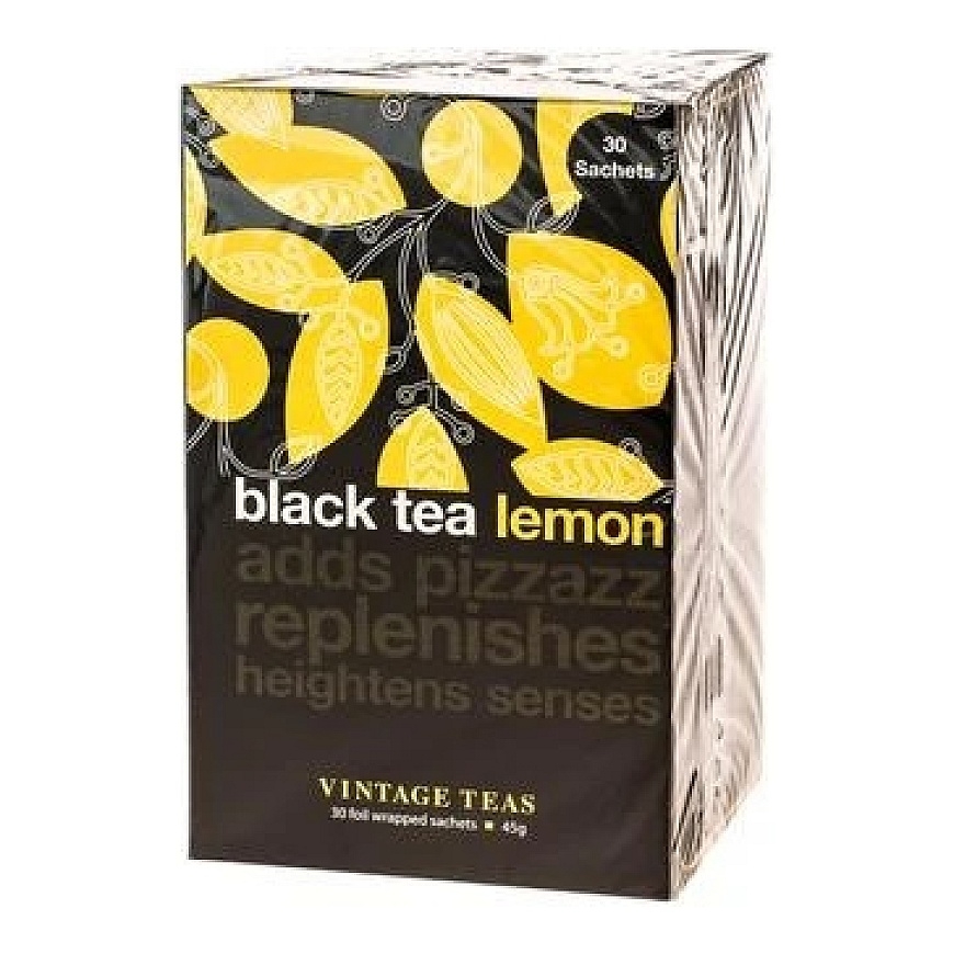 Vintage Teas Must Rooibos Sidrun - 30 teepakki