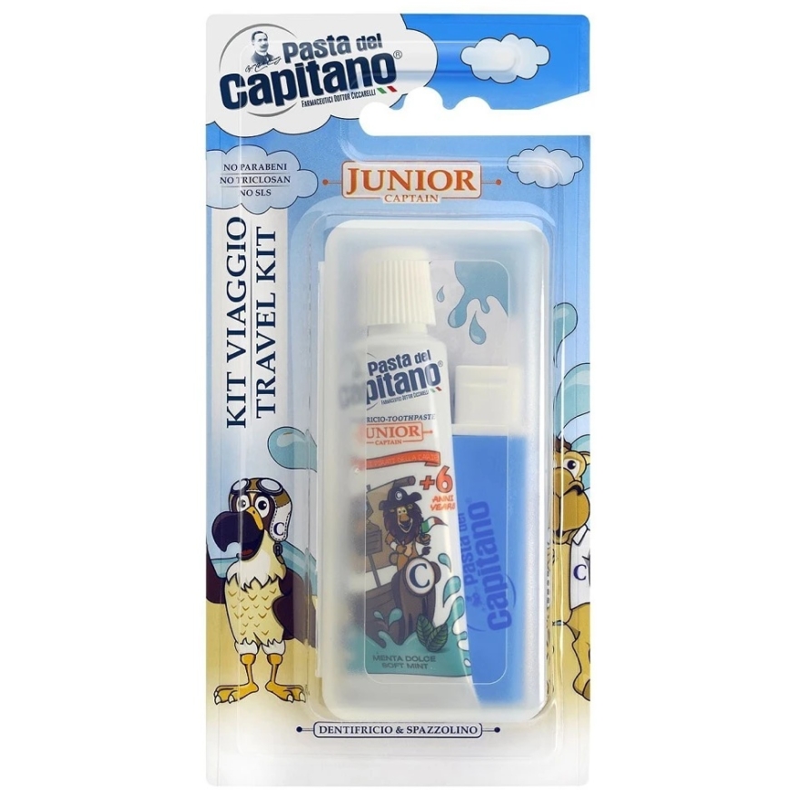 Pasta Del Capitano Junior Captain ceļojumu komplekts bērniem no 6 gadiem