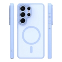 Mag Matt phone case with MagSafe support for Samsung Galaxy S25 Ultra (S938) blue Mag Matt phone case with MagSafe support for Samsung Galaxy S25 Ultra (S938) blue