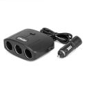 Kolmepesa laadija 2x USB A ON/OFF nupp 12/24V 100W 70cm AMIO-04362