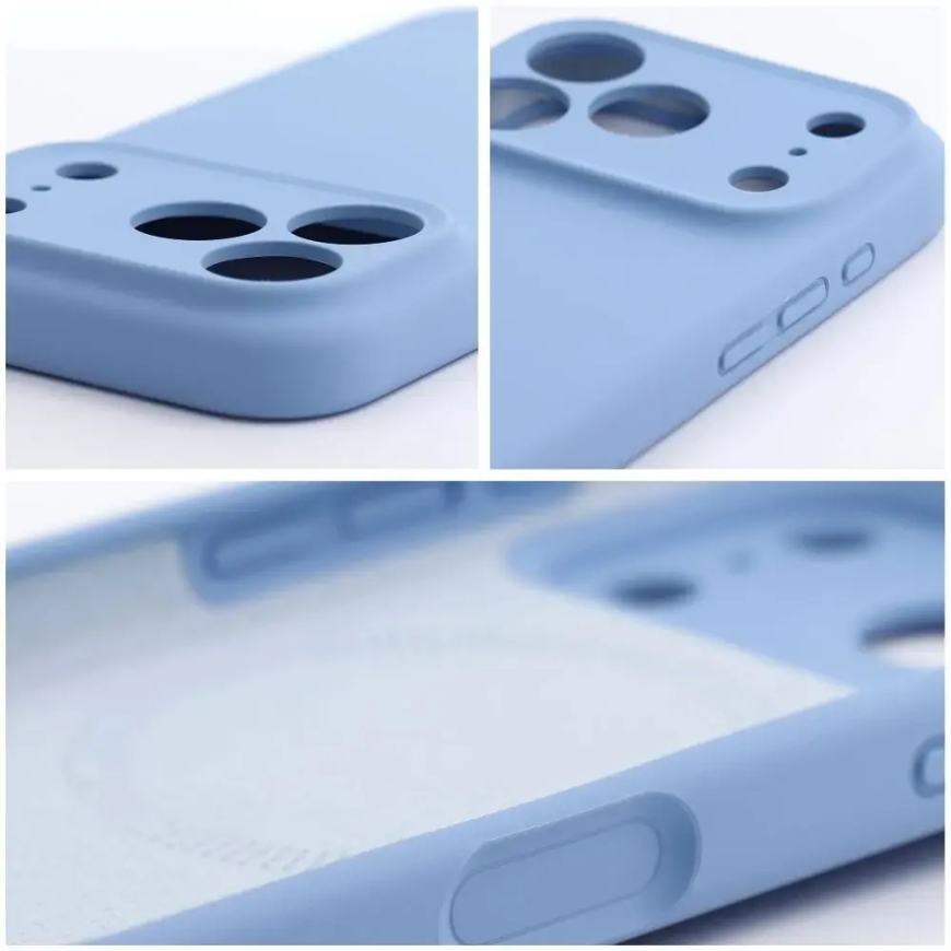 Чехол для iPhone 18 Pro / 17 Pro Forcell F-Protect Rubber Premium совместим с MagSafe светло-голубой – 5