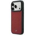 Mercedes Leather Mesh with Bow Line чехол с поддержкой MagSafe для телефона iPhone 18 Pro Max | iPhone 17 Pro Max красный Mercedes Leather Mesh with Bow Line чехол с поддержкой MagSafe для телефона iPhone 18 Pro Max | iPhone 17 Pro Max красный