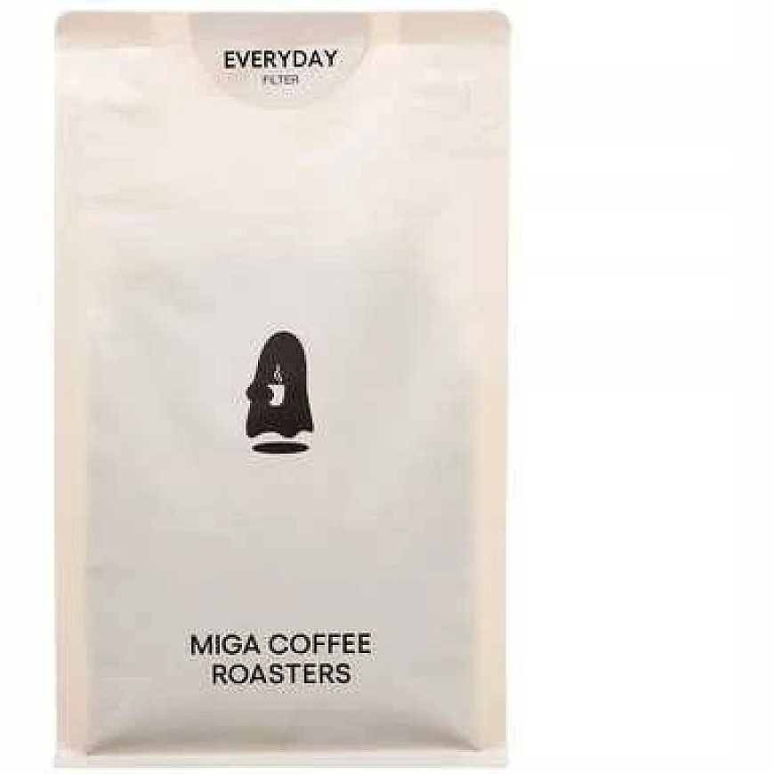 Kavos pupelės Miga Coffee Kasdieninės gėlės Filtruotos kavos pupelės 200g