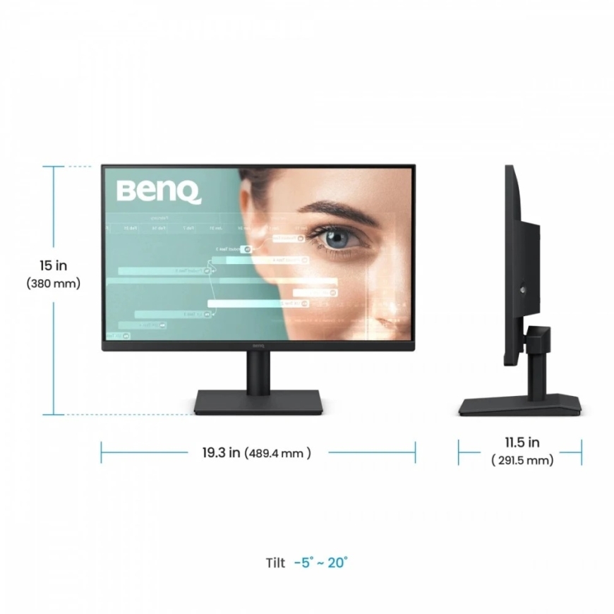 BENQ GW2291 Monitor 21,5 tolli FHD IPS 5 ms 100 Hz D-Sub HDMI kõlarid – 2