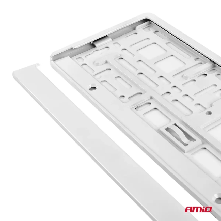 License Plate Frame - White – 3