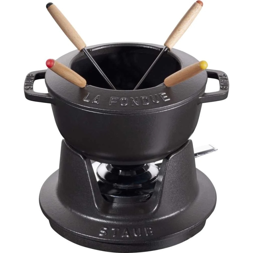 STAUB Fondue komplekts 16 cm, melns
