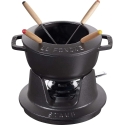 STAUB Rinkinys do fondue 16 cm, juoda