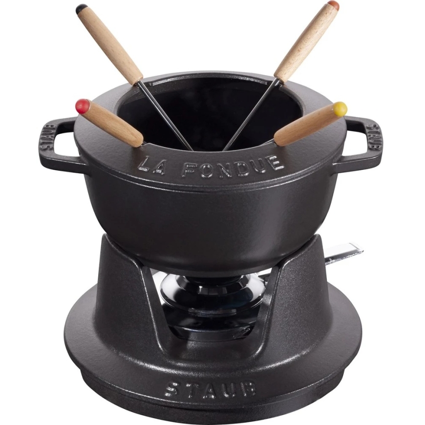 STAUB Fondue Set 16 cm, black – 2