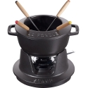 STAUB Fondüü komplekt 16 cm, must STAUB Fondüü komplekt 16 cm, must