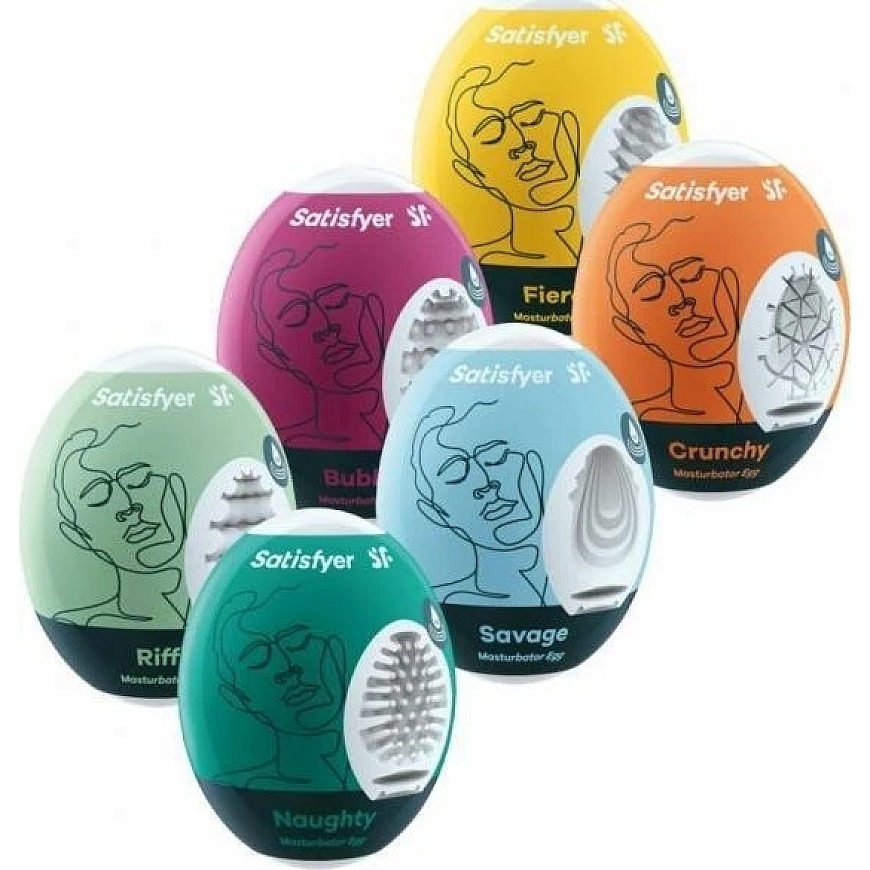 "Satisfyer SATISFYER_SET" masturbeerimispallid "Riffle + Bubble + Fierce + Naughty + Crunchy + Savage"