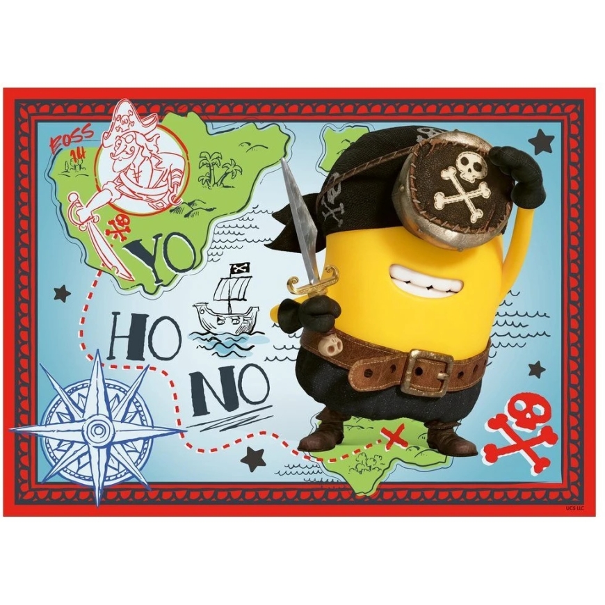 Ravensburger Palapeli 4x100 Minionit – 4