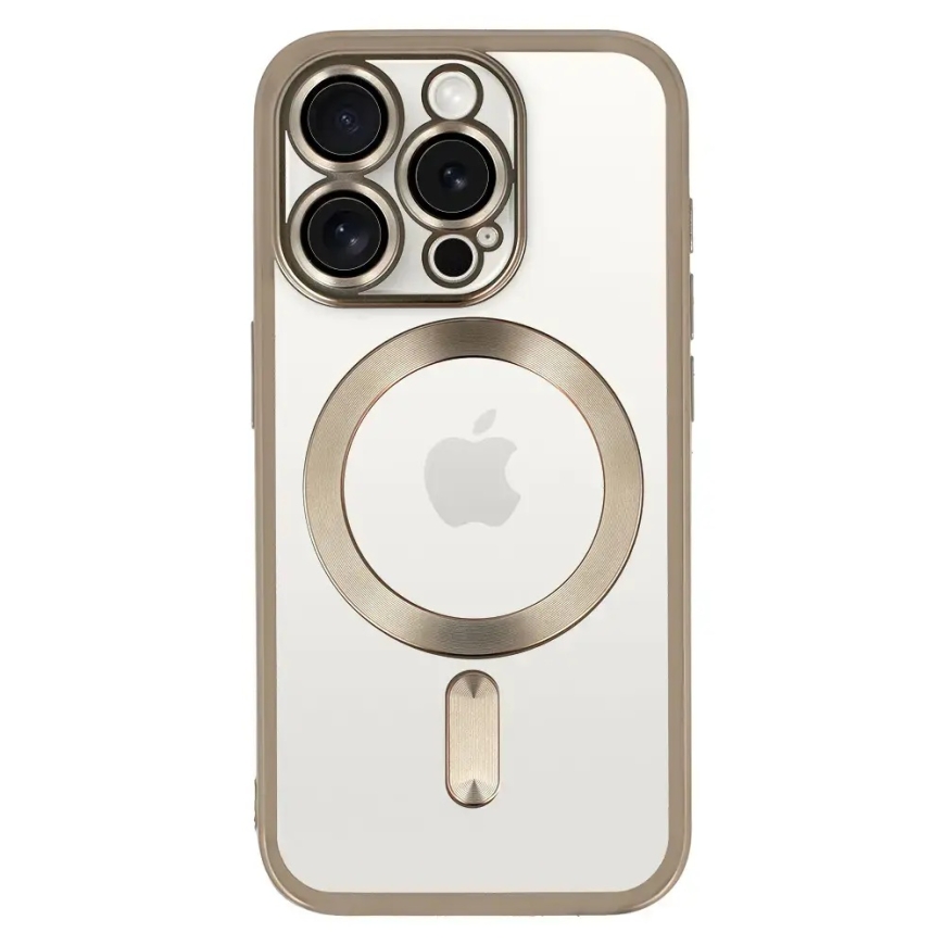 Metallic telefono dėklas su MagSafe palaikymu iPhone 16 pilkas – 2