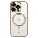 Metallic telefono dėklas su MagSafe palaikymu iPhone 16 pilkas Metallic telefono dėklas su MagSafe palaikymu iPhone 16 pilkas
