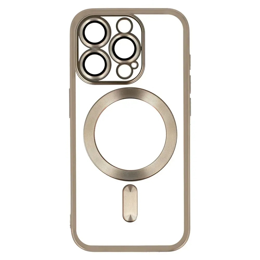 Metallic telefono dėklas su MagSafe palaikymu iPhone 16 pilkas – 4