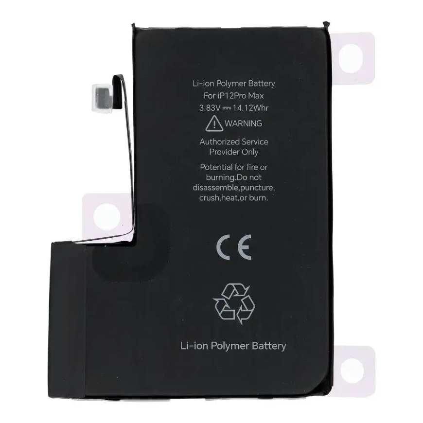 JCID diagnostizējamā akumulators iPhone 12 Pro Max 3687 mAh (standarta jauda) – 2