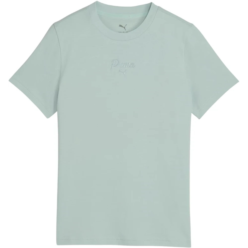 Футболка Puma Ess Script для детей мятного цвета 692542 29 (176 см)