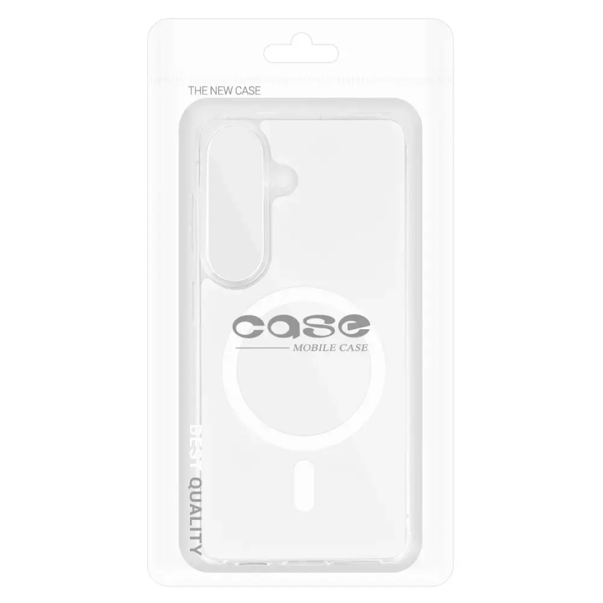 Glossy telefoni ümbris MagSafe toega Samsung Galaxy S24 (S921) | S25 (S931) valge – 4