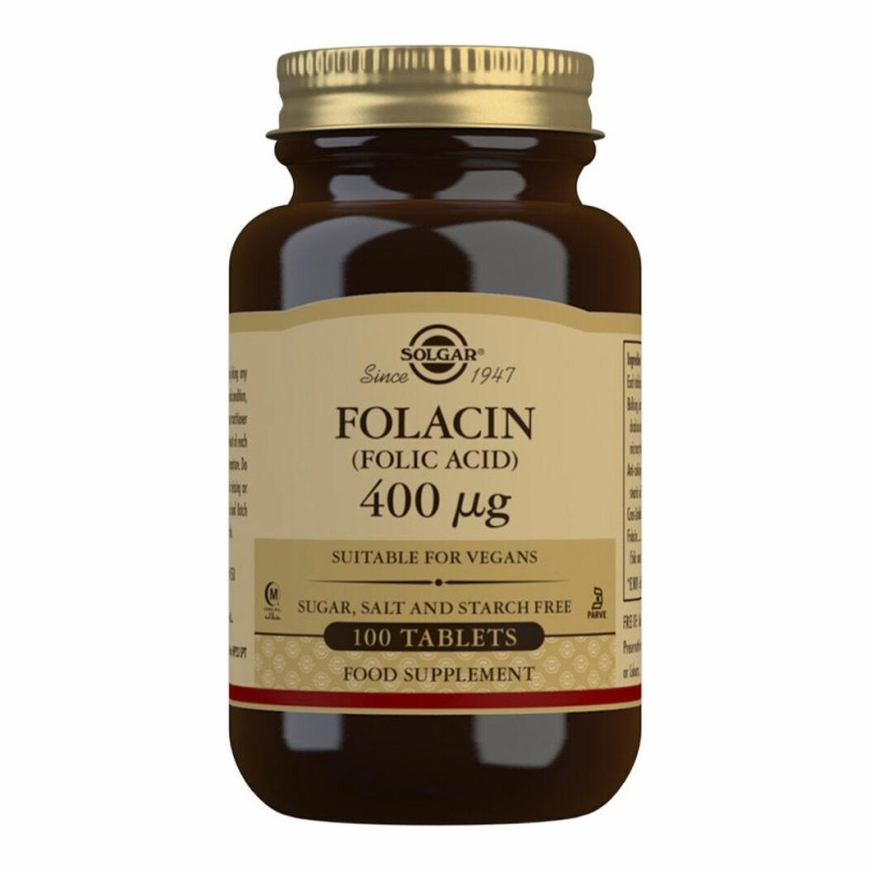 Solgar Folacīns 400mg 100 tabletes