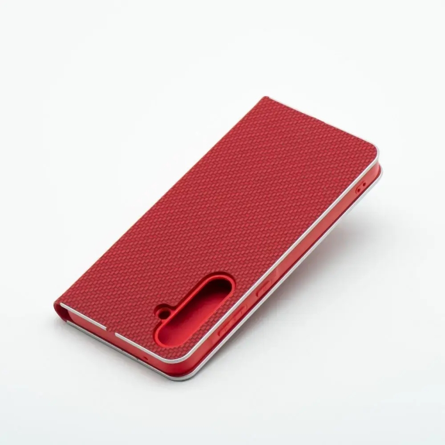 LUNA Book Carbon raamatutüüpi telefoni ümbris Samsung Galaxy A13 4G (A135) punane – 5
