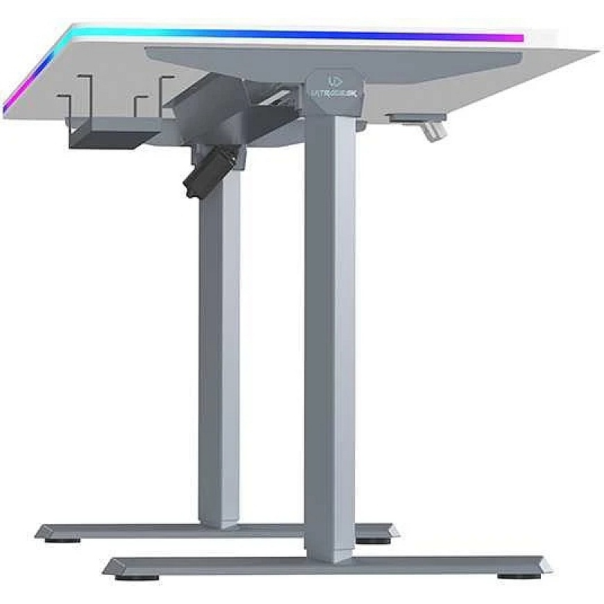 ULTRADESK QUEST mängulaud, 140x70cm, 72-120cm, hall-valge – 4