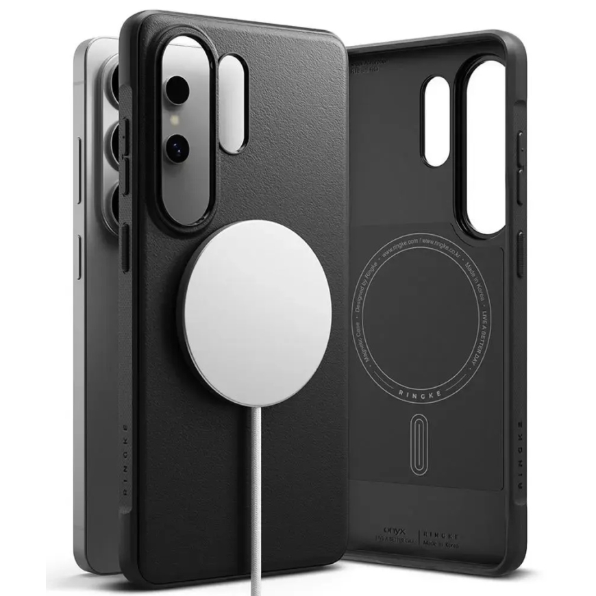 Ringke Onyx -puhelimen kuori MagSafe-tuen kanssa Samsung Galaxy S26 Ultra (S948) musta