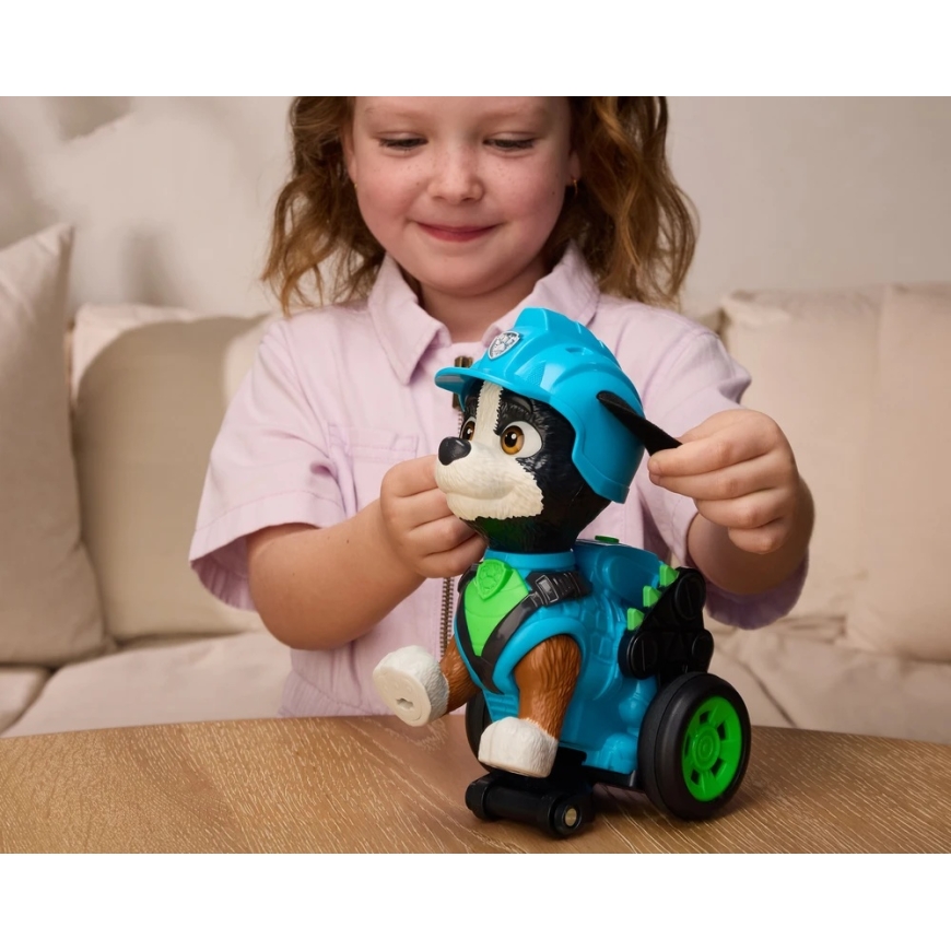 Paw Patrol ir dinozaurų Dino Rex interaktyvi figūrėlė su garsu 20 cm – 4