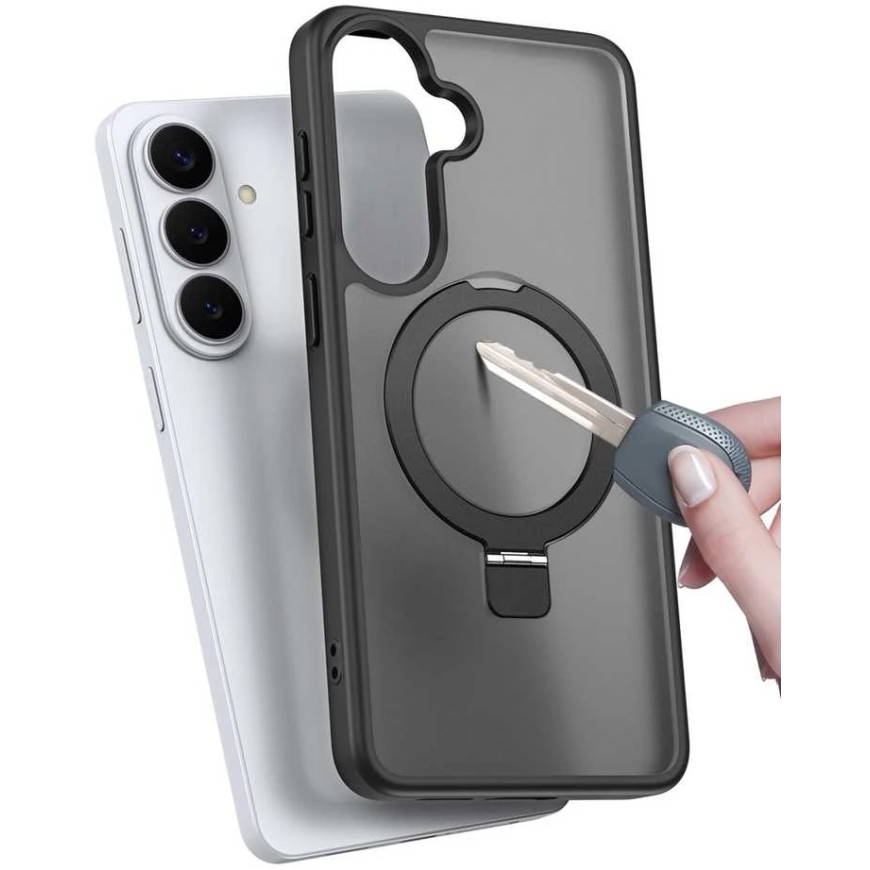 Dėklas Dux Ducis Yind Magnetic Stand Samsung S947 S26 Plus juodas – 5