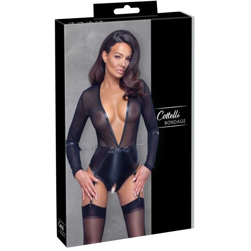 Cottelli Bondage Body musta XL