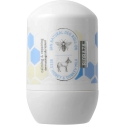 Biobaza Bičių medaus ir asilų pieno raminantis ir maitinantis dezodorantas roll-on unisex, 50 ml Biobaza Bičių medaus ir asilų pieno raminantis ir maitinantis dezodorantas roll-on unisex, 50 ml