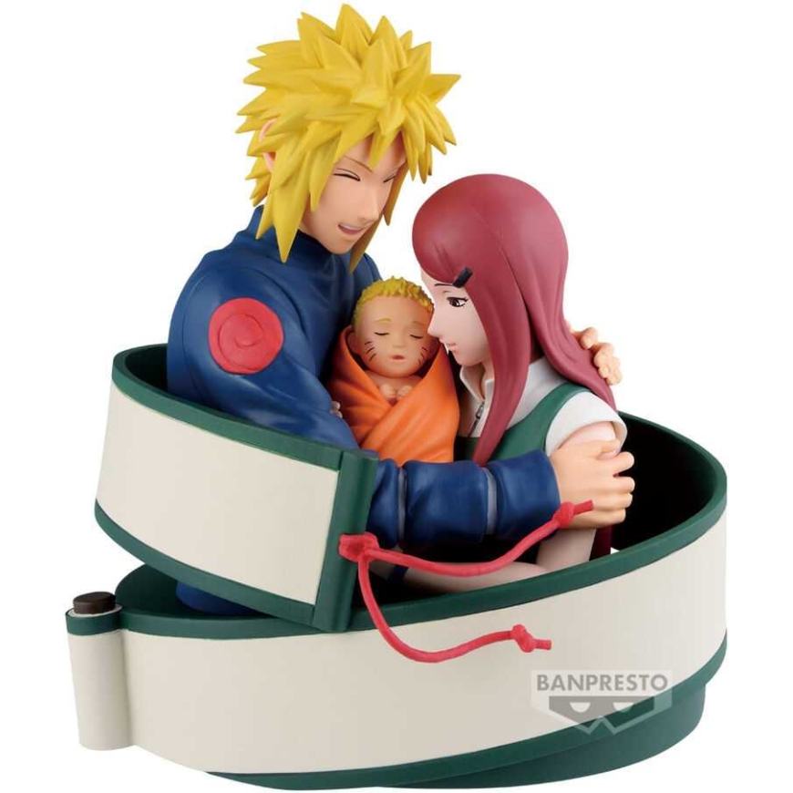 Banpresto Minato, Naruto & Kushina figure 13cm – 2