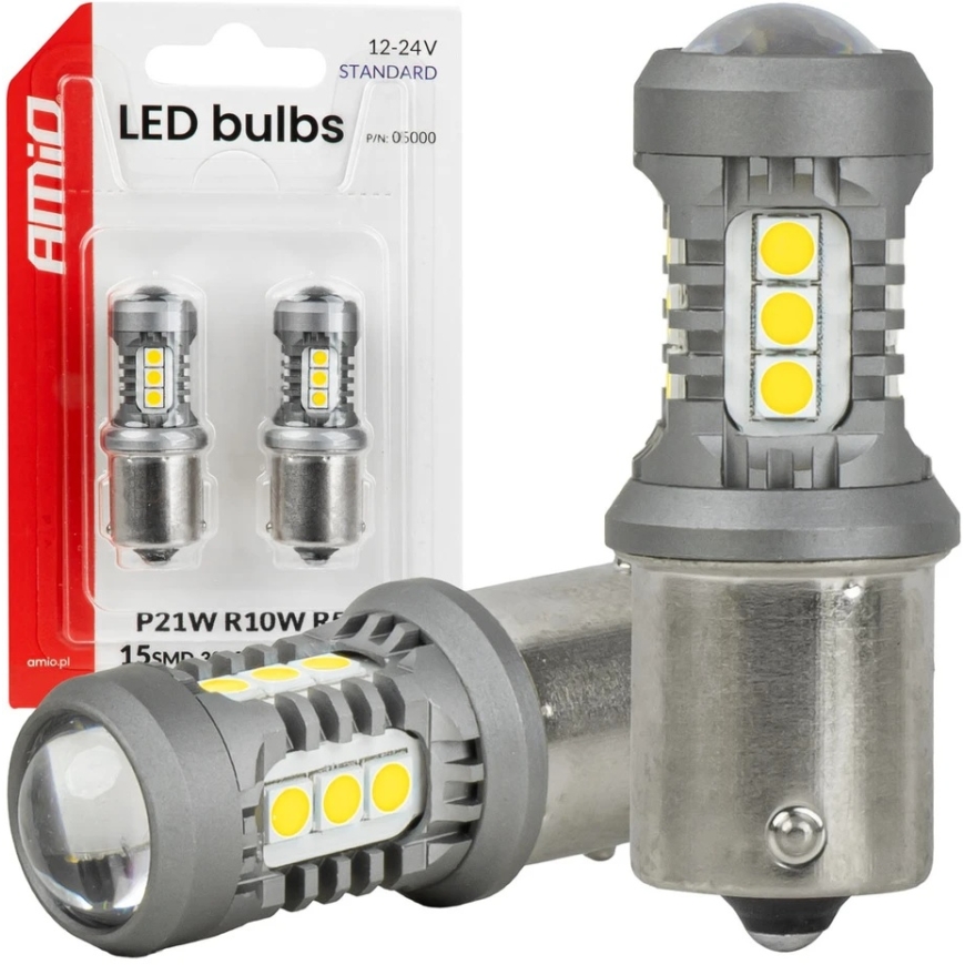 AMiO Standarta LED spuldzes BA15S P21W