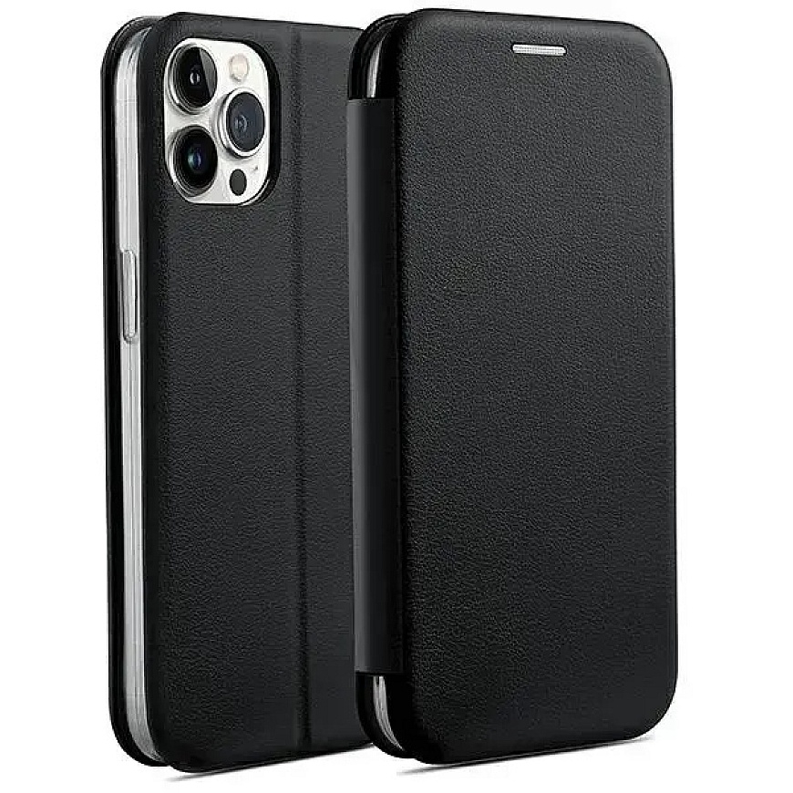 Beline Book Magnetic grāmatveida maciņš telefonam iPhone 15 Pro Max melns