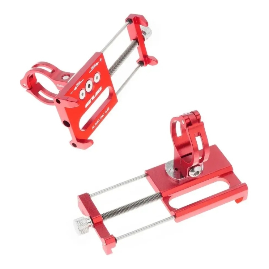 GUB bike holder for mobile phone G85 Aluminium red – 3