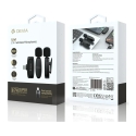 Devia mikrofonas išmaniesiems telefonams Lite 1 USB-C 2in1 juodas Devia mikrofonas išmaniesiems telefonams Lite 1 USB-C 2in1 juodas
